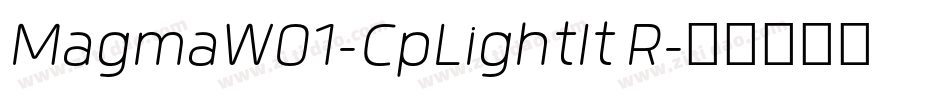 MagmaW01-CpLightIt R字体转换